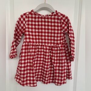 H&M Red and White Gingham Dress, 100% Cotton
